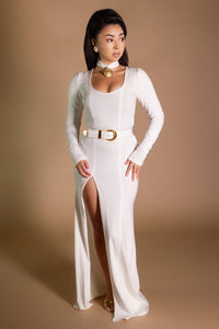 Raquel Emblem Choker Bamboo Dress