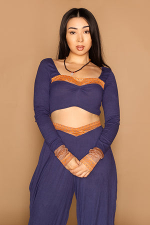 Jorani Sweetheart Lyocell Crop Top
