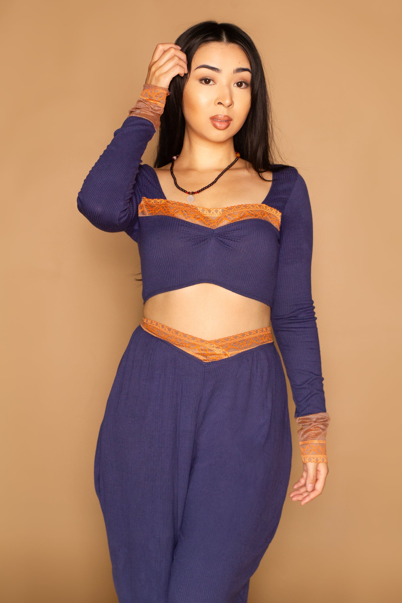 Jorani Sweetheart Lyocell Crop Top