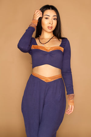 Jorani Sweetheart Lyocell Crop Top