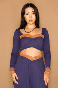 Jorani Sweetheart Lyocell Crop Top