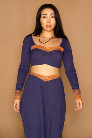 Jorani Sweetheart Lyocell Crop Top