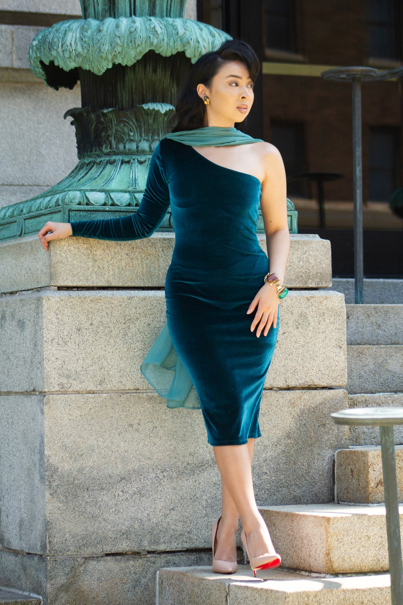 Veronica Variation Chiffon Multi Wear Dress