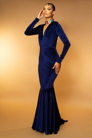 Magdalena Velvet Mermaid Gown