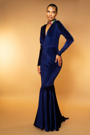 Magdalena Velvet Mermaid Gown