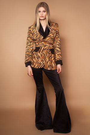 Bengal Blaze Faux Blazer Dress