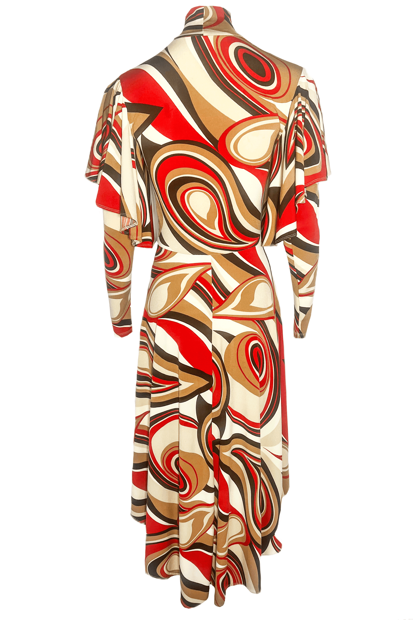 Maude Psychedelic High Low Dress