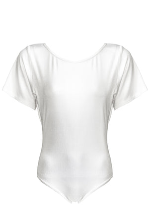 Colleen Lyocell Bodysuit Coastal White