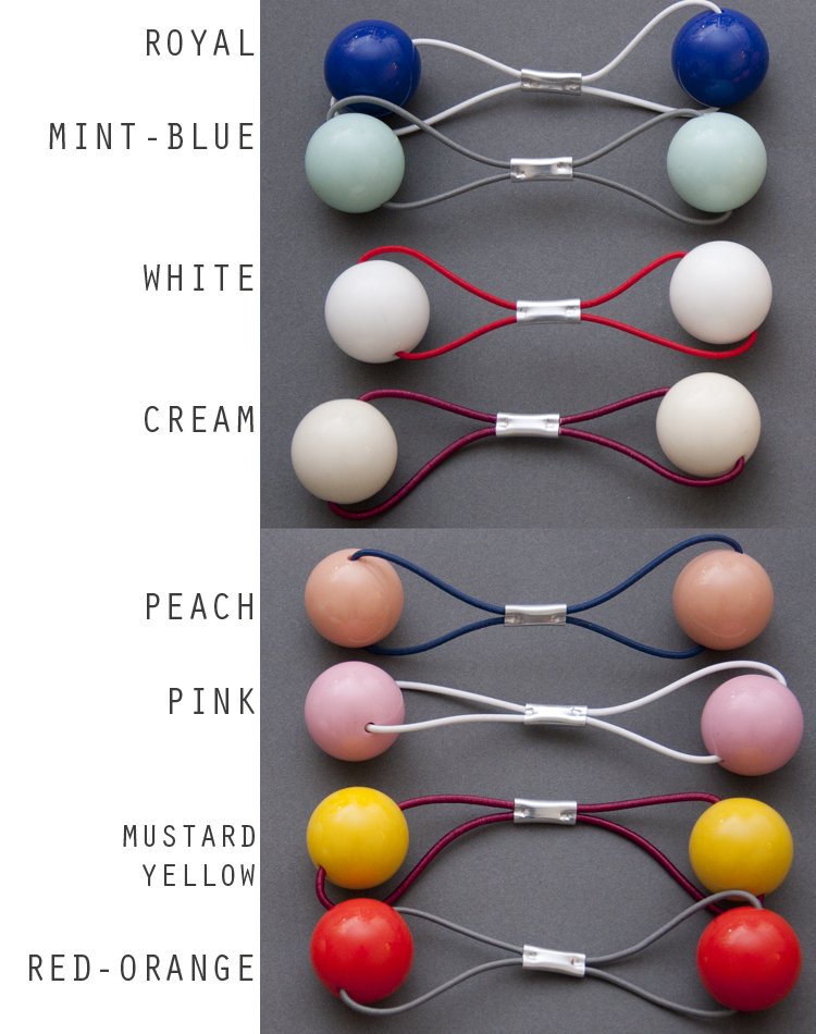 2 JUMBO Hair Ties