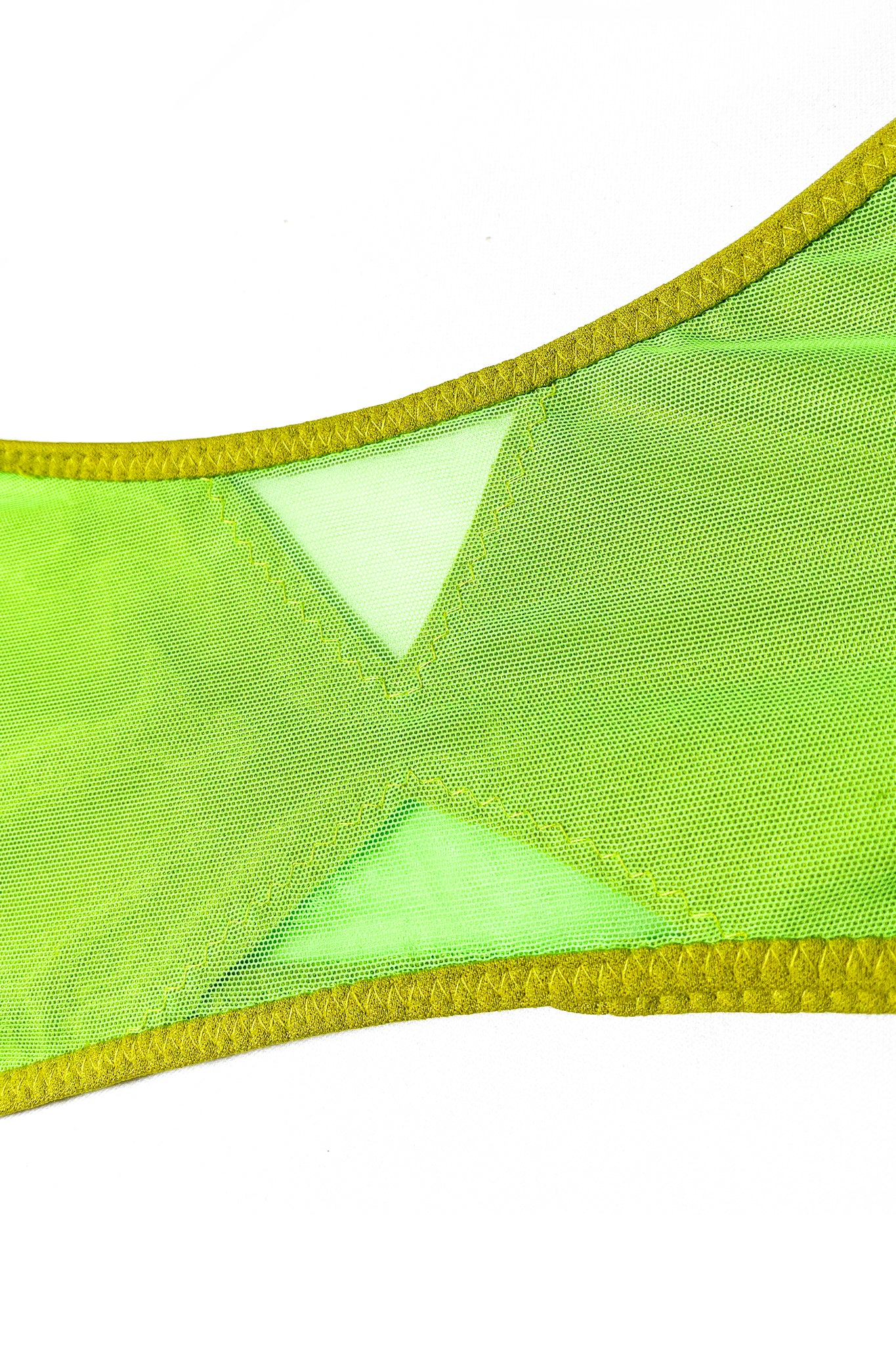 Nia Neon Green Mesh Swimsuit