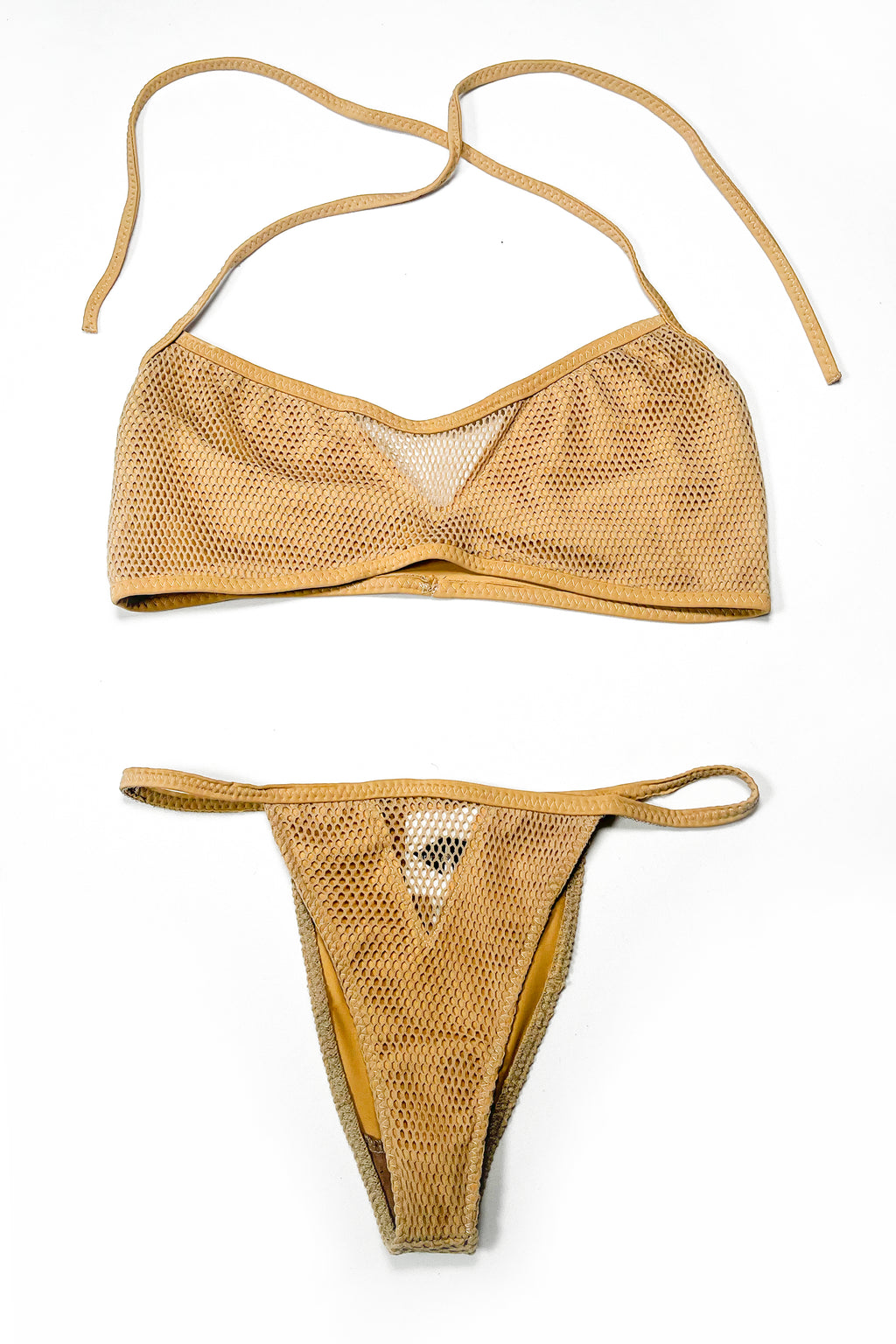 Nia Nude Fishnet Swimsuit