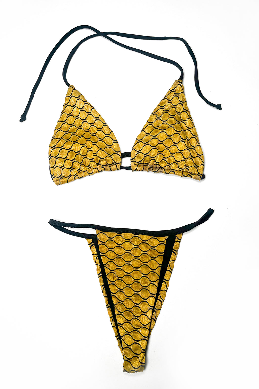 Ultrasonic Texured G-String Bikini