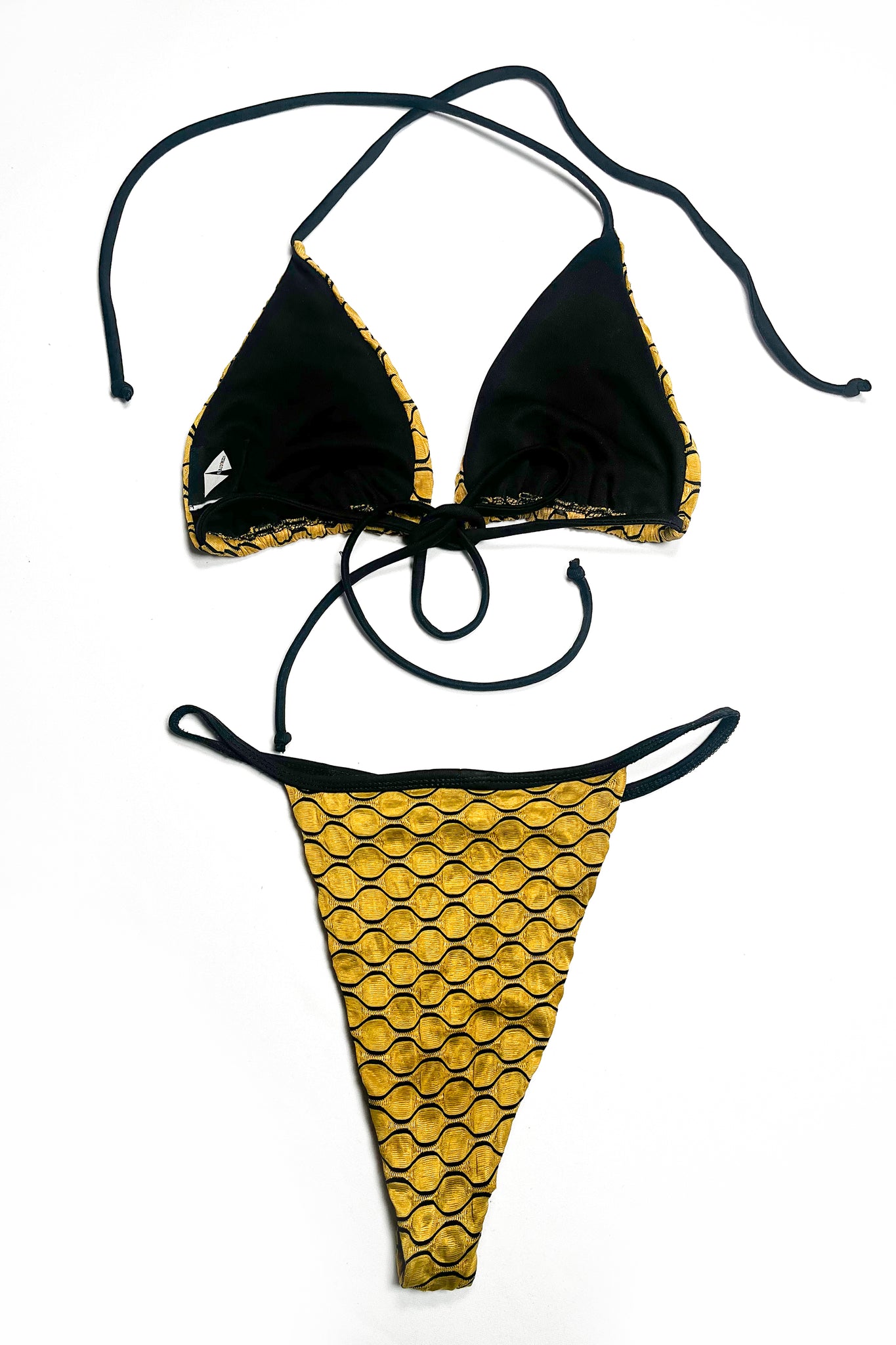 Ultrasonic Texured G-String Bikini