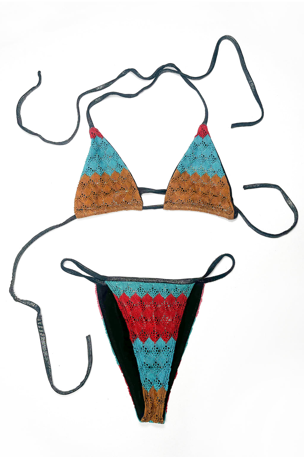 Milo Crochet Metallic Lined Bikini