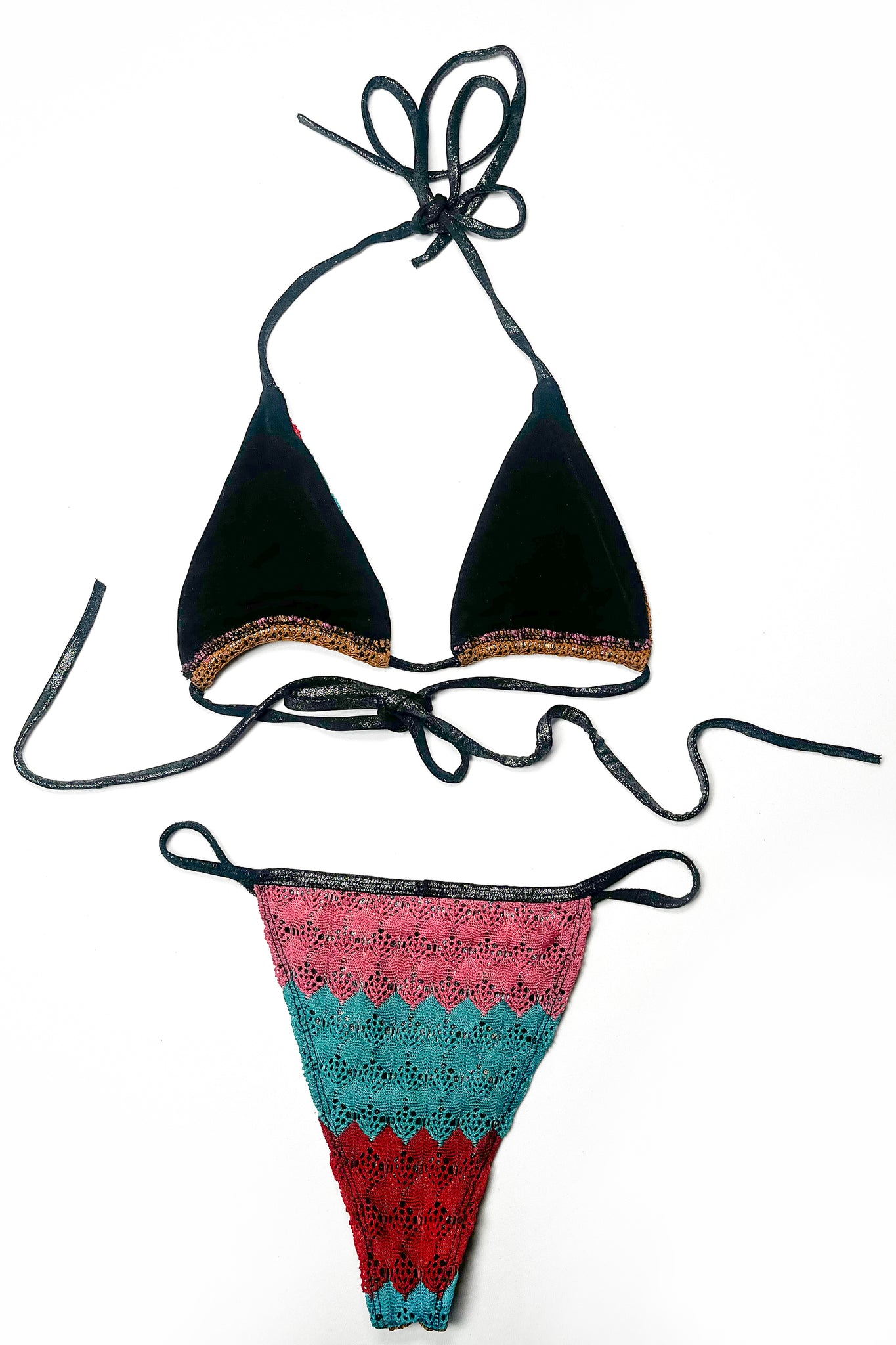Milo Crochet Metallic Lined Bikini