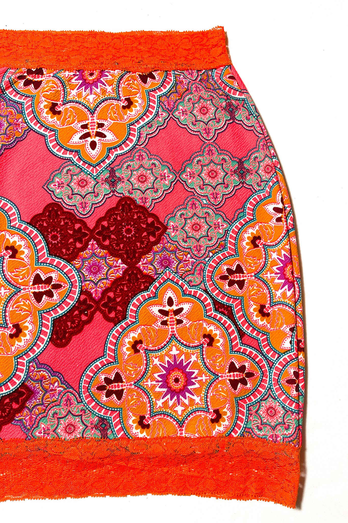 Gabrielle Mandala Lace Bodycon Skirt